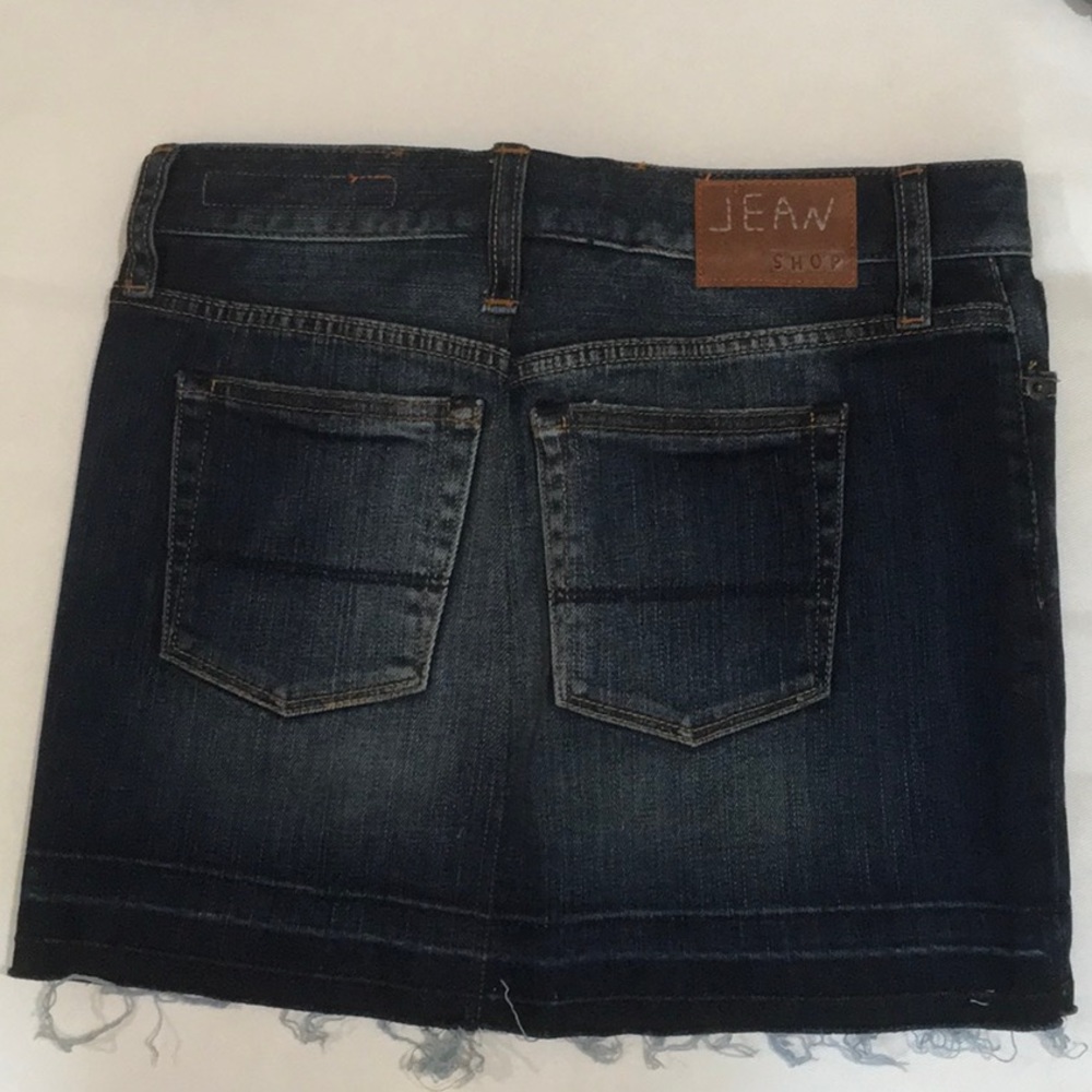 Jean Shop size 25 blue jean mini skirt
